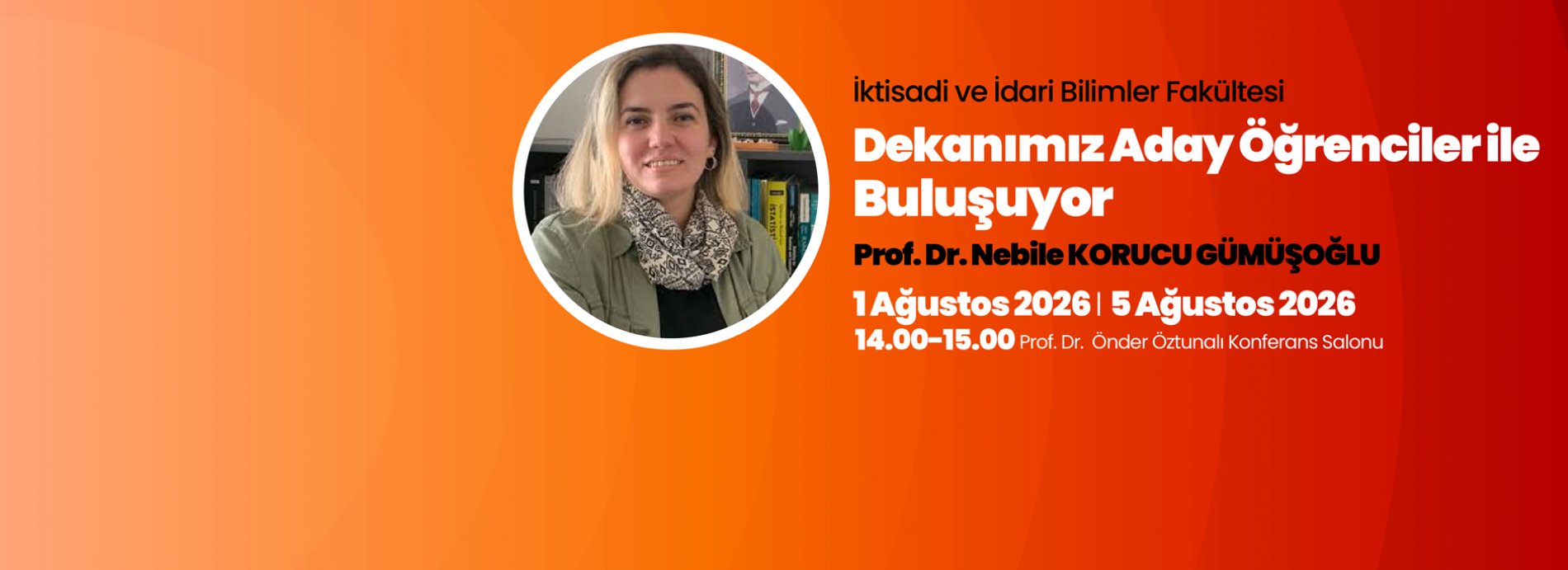 Dekanımız Adaylarımız ile Buluşuyor 